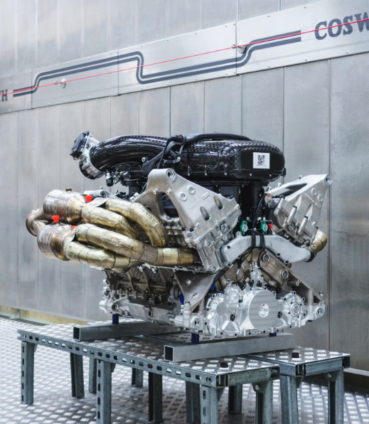 Development vehicle being handled under specialist confidential logistics operation